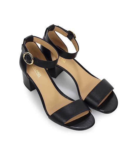 michael michael kors lena leather sandal|Michael Kors sandals for woman.